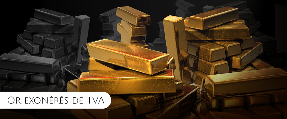 Une plus grande quantité d'or à moindre prix – un métal noble exonéré de TVA