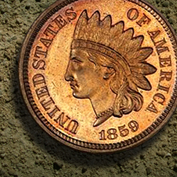 Le Indian Head Cent américain