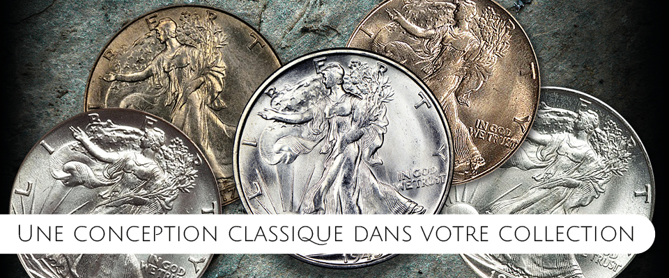 Le demi-dollar Walking Liberty