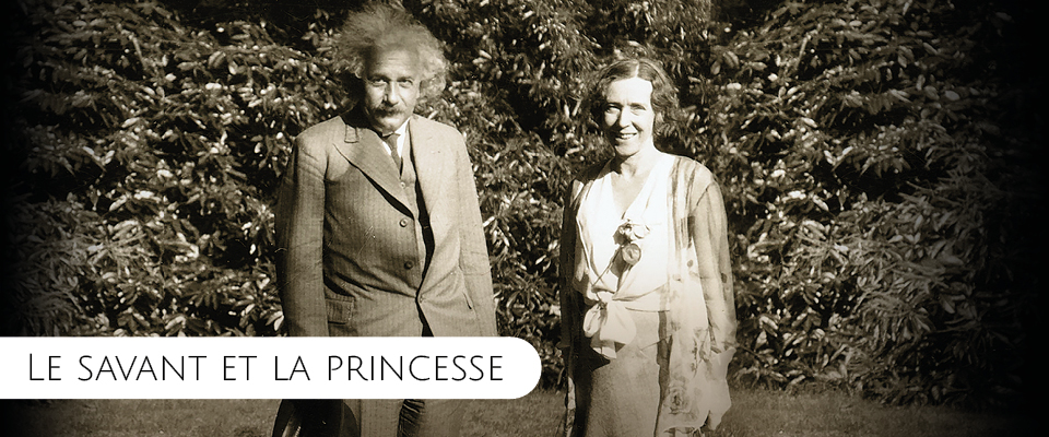 Albert Einstein et la reine Élisabeth de Belgique