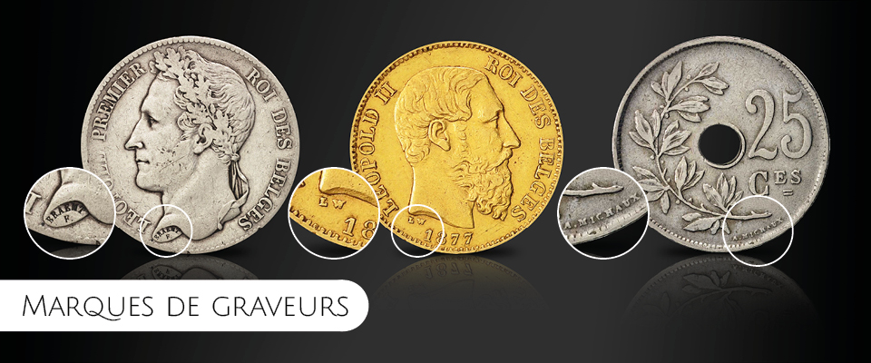 Marques de graveurs sur nos Francs