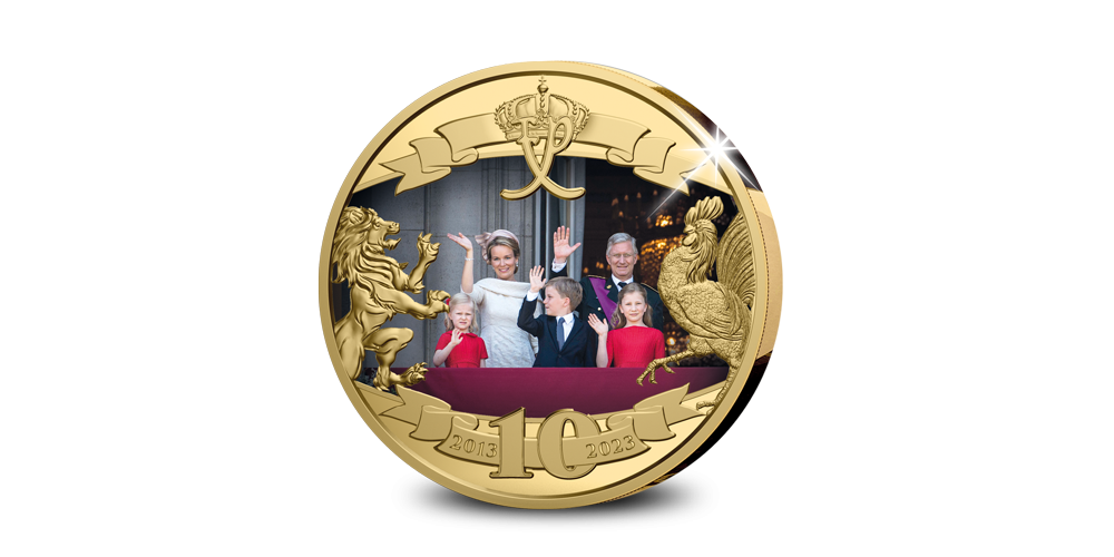 émission commémorative du jubilé de 10 ans du Roi Philippe