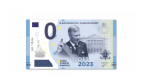 Officiel Billet Commémoratif Euro « 10 ans du Roi » GRATUIT