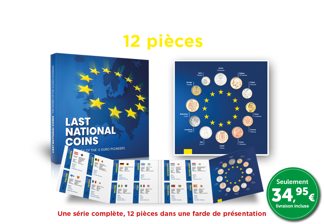Les 12 dernières pièces nationales des États membres de l'Euro