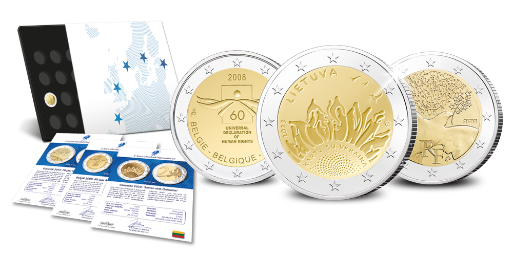 3 pièces commémoratives de 2 € convoitées 3 pièces commémoratives de 2 € convoitées