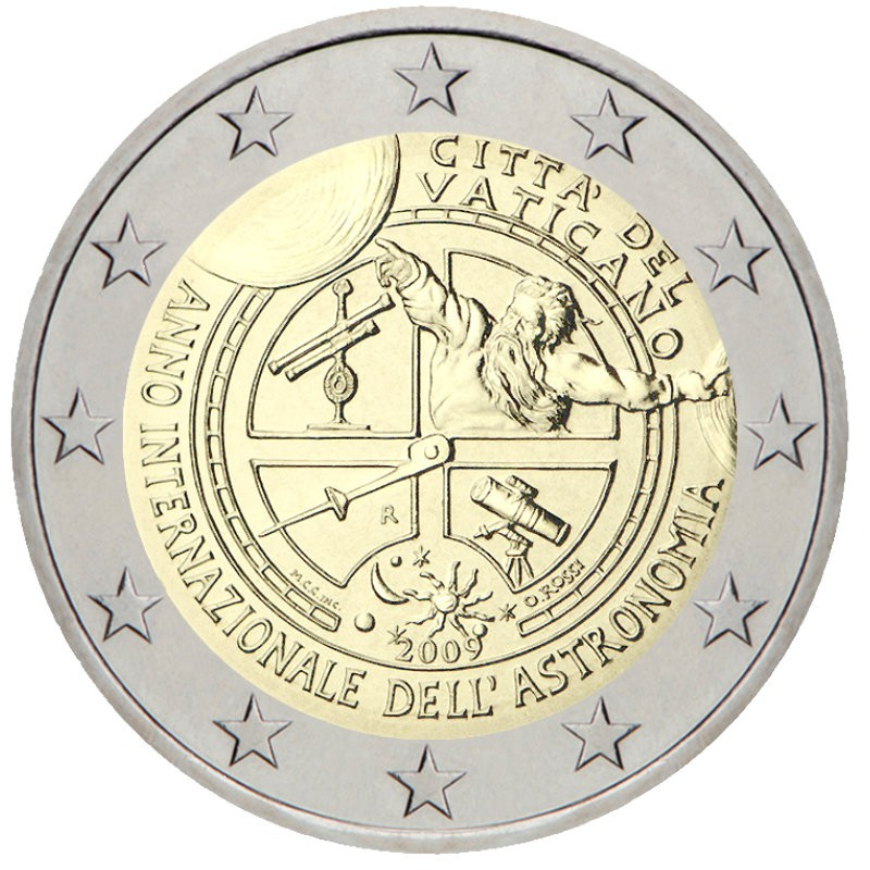   Pièce Commémorative originale de 2 euros, Cité du Vatican 2009