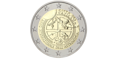 Pièce Commémorative très recherchée 2 € de la Cité du Vatican 2009