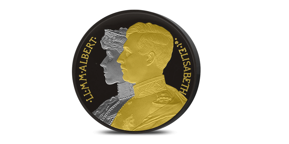 Réédition exclusive du Double Portrait d’Etat Officiel avec au moins 3 métaux précieux très rares Réédition exclusive du Double Portrait d’Etat Officiel avec au moins 3 métaux précieux très rares