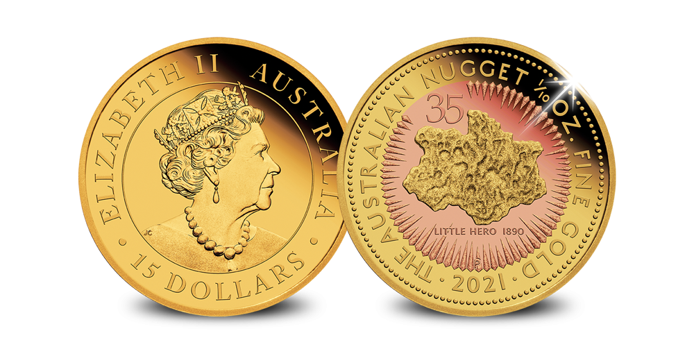 L'édition anniversaire très exclusive de de la Nugget australienne L'édition anniversaire très exclusive de de la Nugget australienne