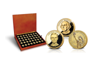 L’ensemble complet de 40 pièces originales présidentielles de 1 Dollar
