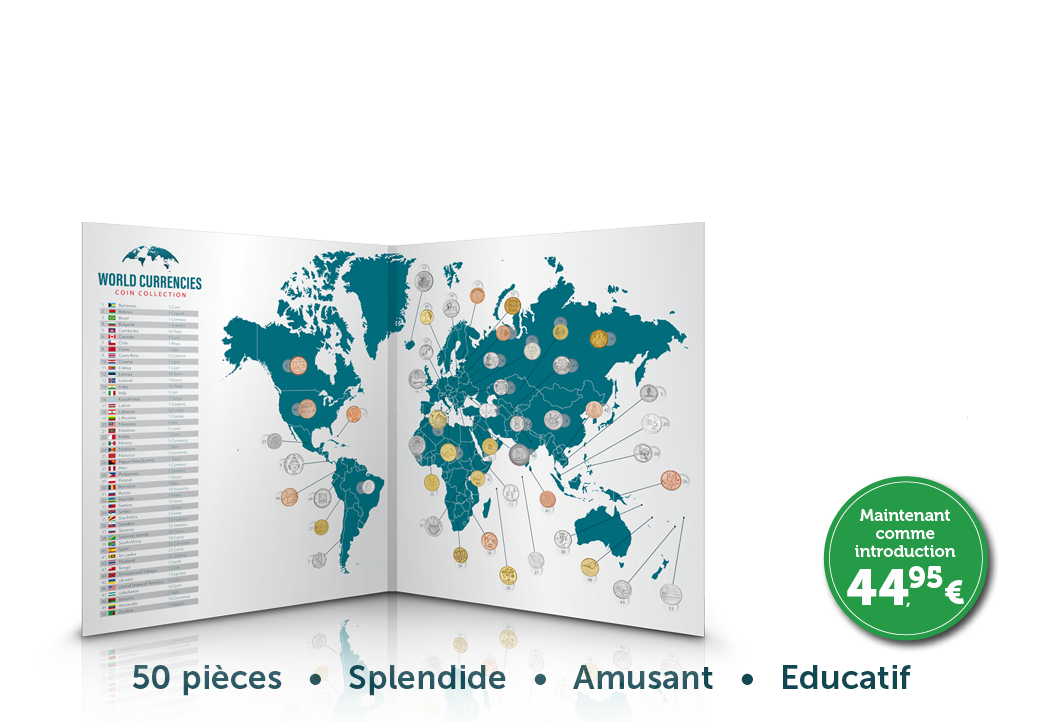 Beaucoup de plaisir pour seulement 44.95 € avec cet amusant jeu de puzzle de pièces composé de 50 pièces du monde entier !