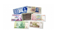 ensemble de 7 billets de banque 