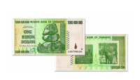 ensemble de 7 billets de banque 