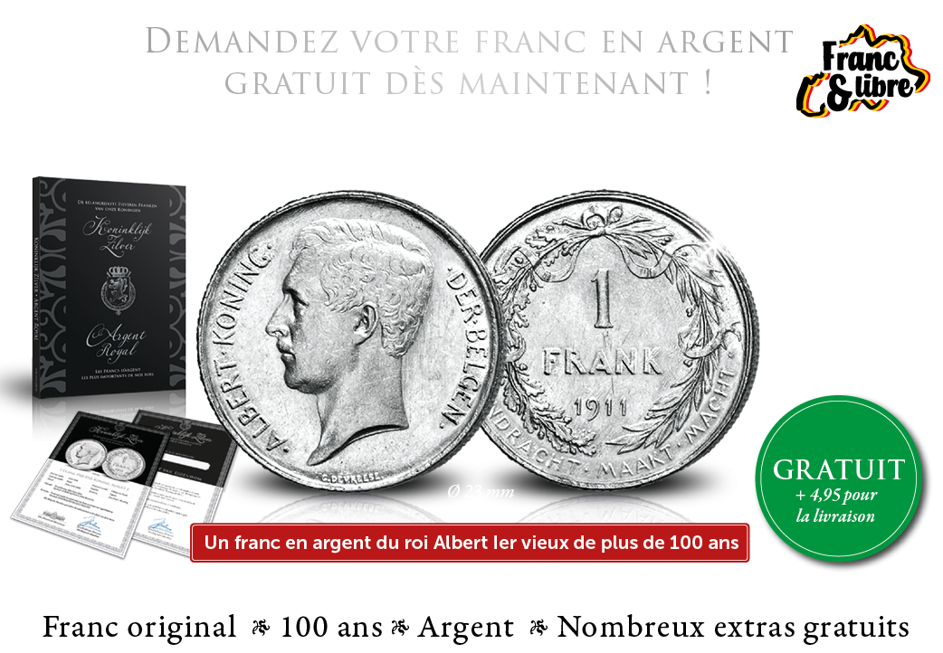 Cadeau gratuit ! Un franc en argent 