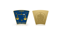 La belle constellation de la Balance telle qu'elle est également représentée sur la célèbre horloge de la Piazza San Marco à Venise.