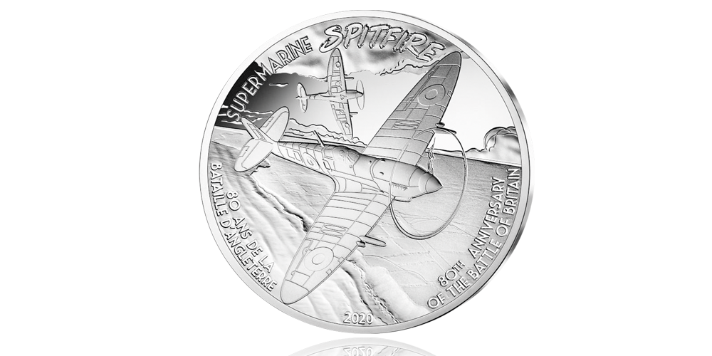 zilveren-euromunt-Spitfire--vz zilveren-euromunt-Spitfire--vz