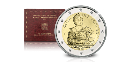 Vos 2 € exclusifes Caravaggio 
