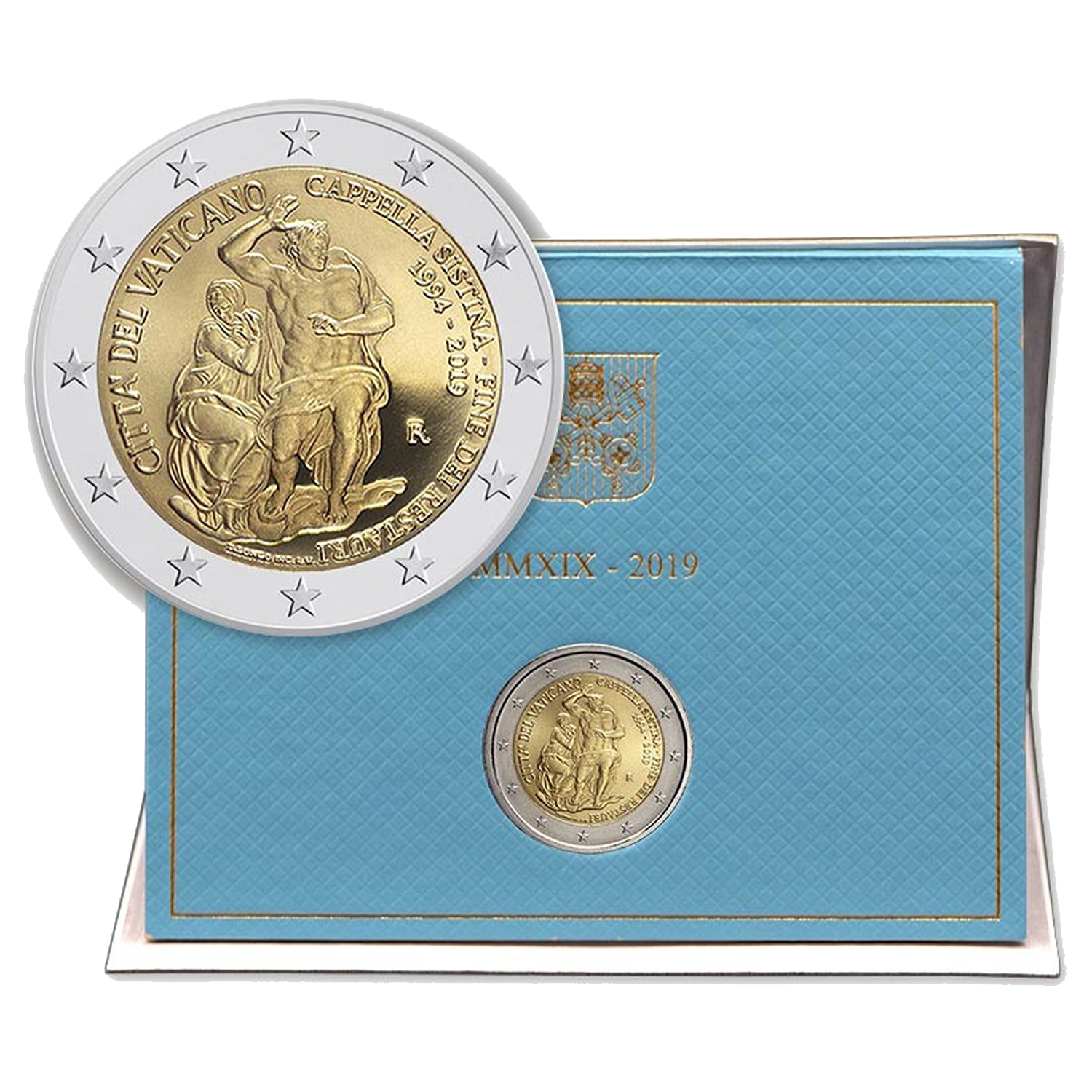 exclusif 2 € Vatican 2019 Ensemble Chapelle Sixtine exclusif 2 € Vatican 2019 Ensemble Chapelle Sixtine