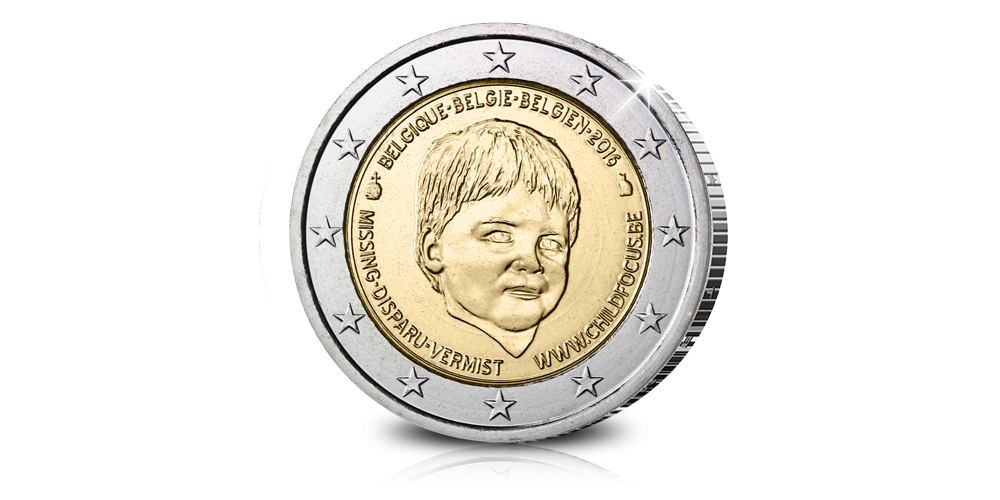 Pièce Commémorative de 2 € Child Focus ‘Splendide’, Livré avec le Certificat Officiel d’Authenticité Pièce Commémorative de 2 € Child Focus ‘Splendide’, Livré avec le Certificat Officiel d’Authenticité