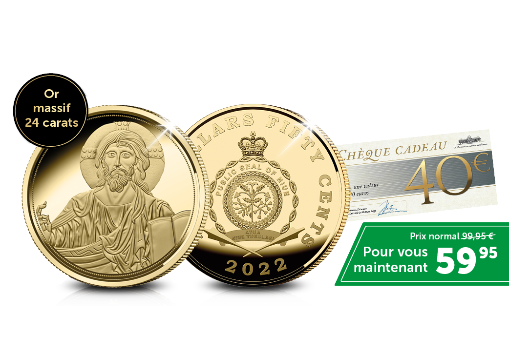 La pièce porte-bonheur en or massif 24 carats pour encore plus de chance en 2022 !