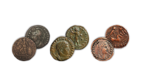   Les premières pièces de monnaie romaines chrétiennes, maintenant dans un unique ensemble !