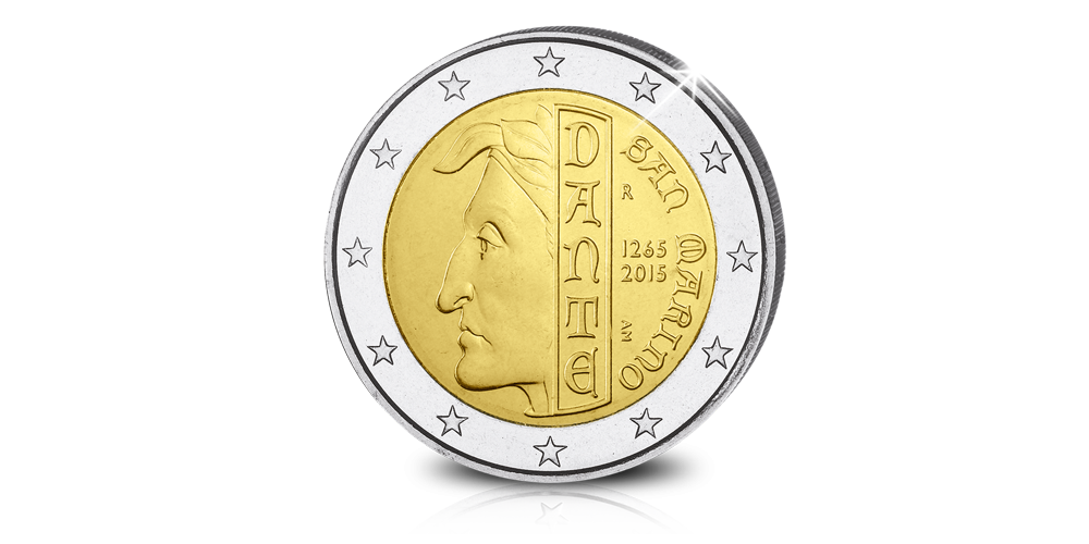Le célèbre poète italien Dante a reçu sa propre pièce de 2€ ! Le célèbre poète italien Dante a reçu sa propre pièce de 2€ !