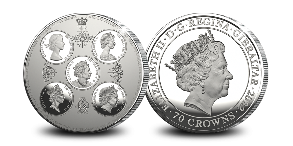 Pièce de jubilé ornée de platine d'une grandeur exceptionnelle ! Pièce de jubilé ornée de platine d'une grandeur exceptionnelle !