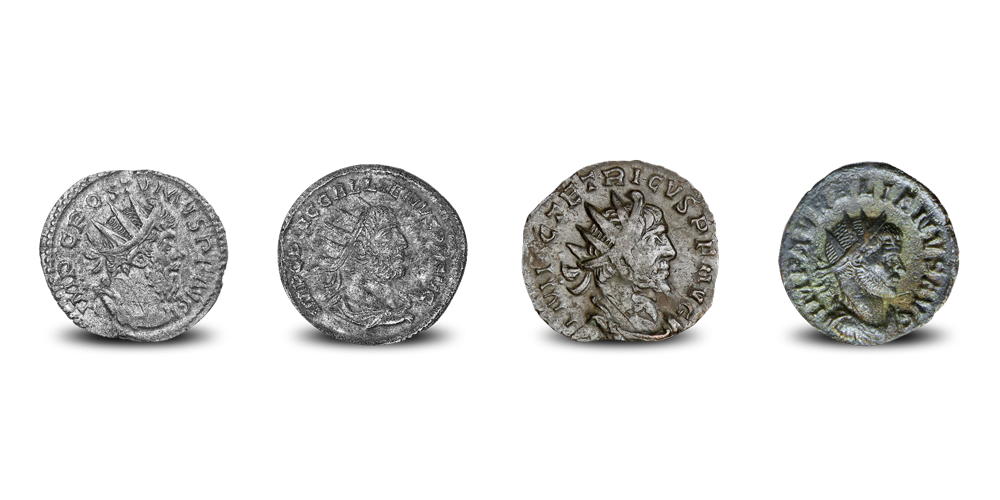 Acheter des pièces - Monnaies historiques - Ensemble Empire gaulois revers Acheter des pièces - Monnaies historiques - Ensemble Empire gaulois revers