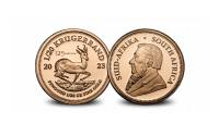 Ensemble Krugerrand 2023 en or avec marque d'atelier