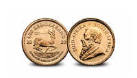 Ensemble Krugerrand 2023 en or avec marque d'atelier