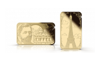 Commémoratif en or pur en l'honneur des 100 ans d'Eiffel