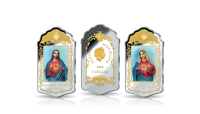 Unique ensemble de pièces en argent de Jésus et Marie !