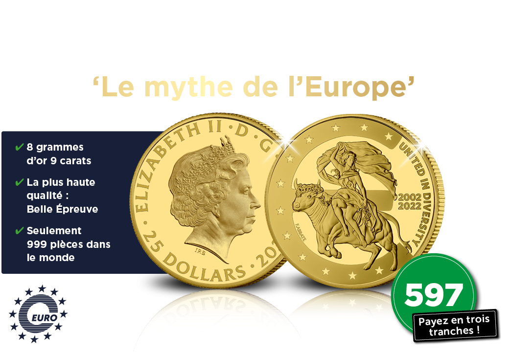 Le couronnement 9 carats de la Série commémorative des 20 ans de l'Euro 