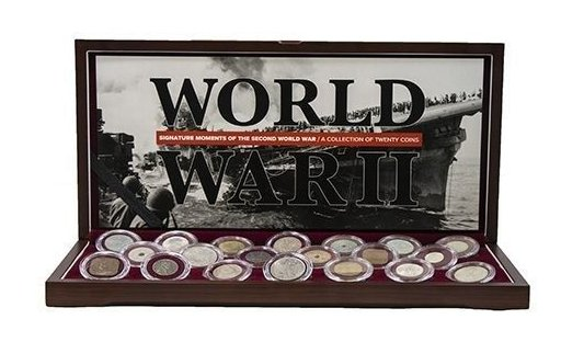 La Seconde Guerre Mondiale: collection de 20  pièces Les moments de signature 