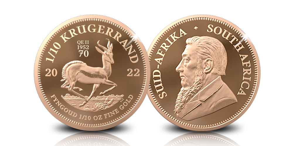 Krugerrand 2022 avec une marque d'atelier spéciale ! Krugerrand 2022 avec une marque d'atelier spéciale !