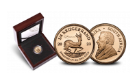 Ensemble Krugerrand 2023 en or avec marque d'atelier