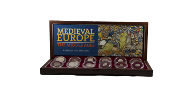 Le Moyen Age en 12 pièces d'argent originales 