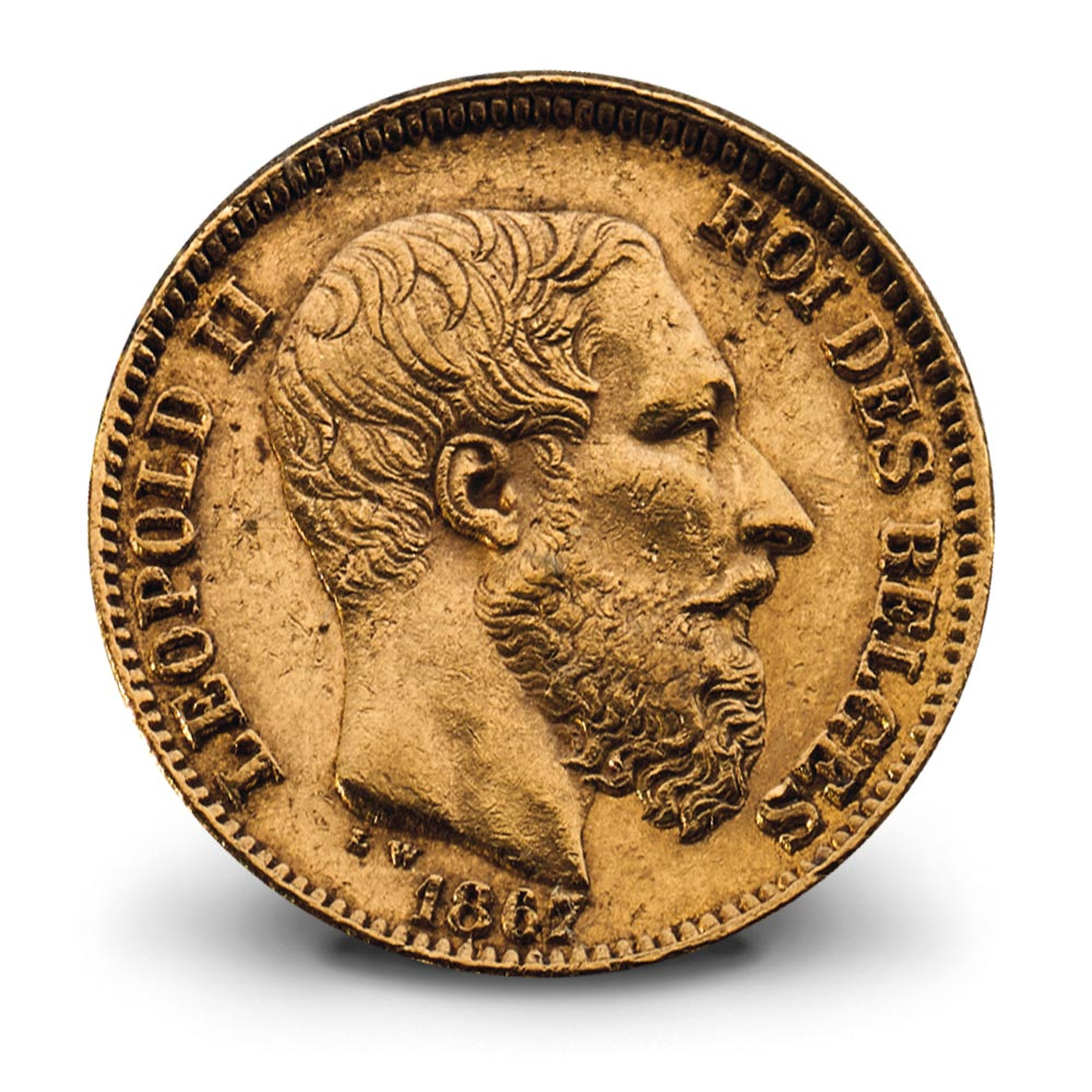 20 francs de léopold II 20 francs de léopold II