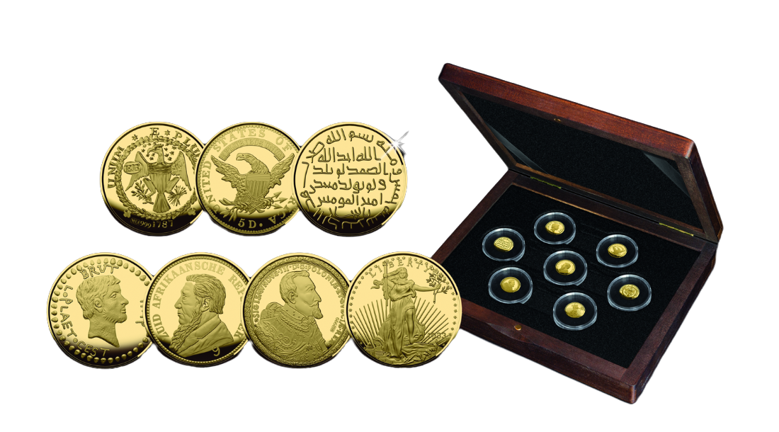 700 € de remise | Les 7 pièces les plus précieuses au monde dans un répliques en or pur