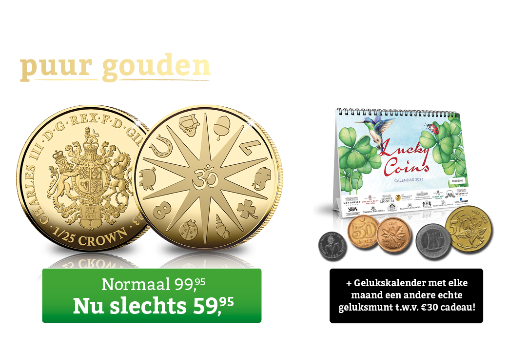 La pièce Porte-bonheur 2023 en or massif 24 carats !