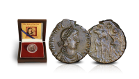 La montée du culte de la Madone Une pièce romaine de bronze