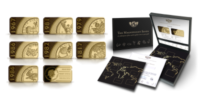 Votre ensemble 'Magnificent Seven' en or pur
