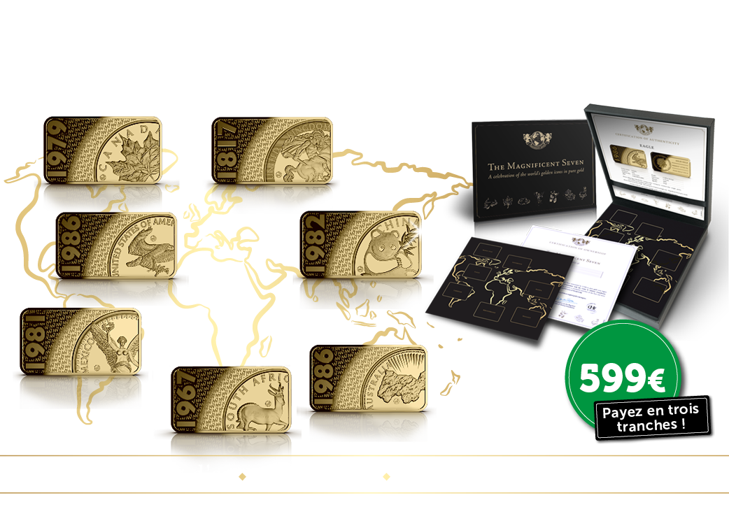 7 pièces d'investissement d'or dans un ensemble abordable !