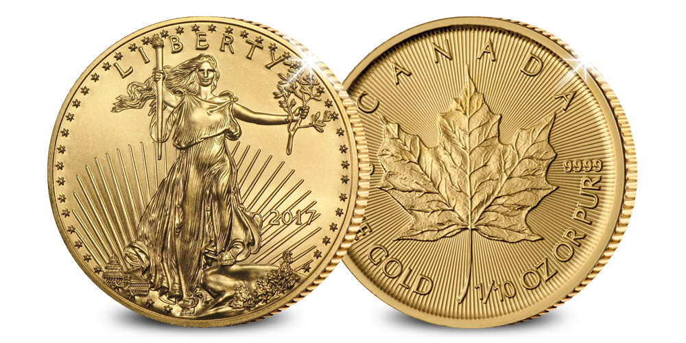 Ensemble Bullion officiel Feuille d’érable canadienne et Aigle Américain Ensemble Bullion officiel Feuille d’érable canadienne et Aigle Américain