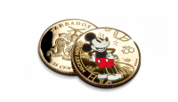 Limited edition: Pièce Mickey Mouse plaquée en or