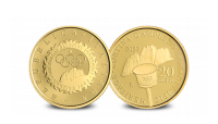 Euro d'or sur le thème des Jeux olympiques ! Cortina D'Ampezzo