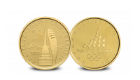 Euro d'or sur le thème des Jeux olympiques ! Turin