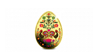 Piece de Paques plaque or pur