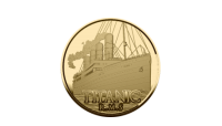La Petite pièce Titanic en or massif 24 carats !