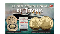   Piece Titanic en or